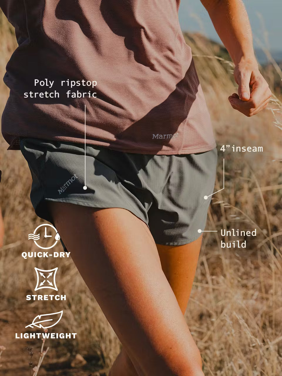 Wm's Upbeat Active Short 4"