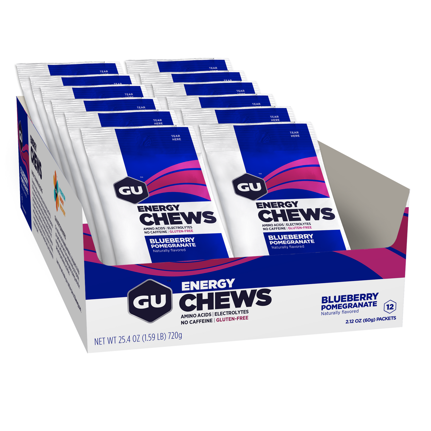 GU Chews (Box of 12 Double Serves)