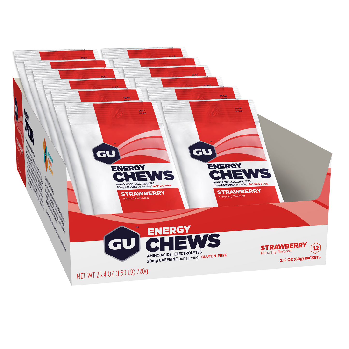 GU Chews (Box of 12 Double Serves)