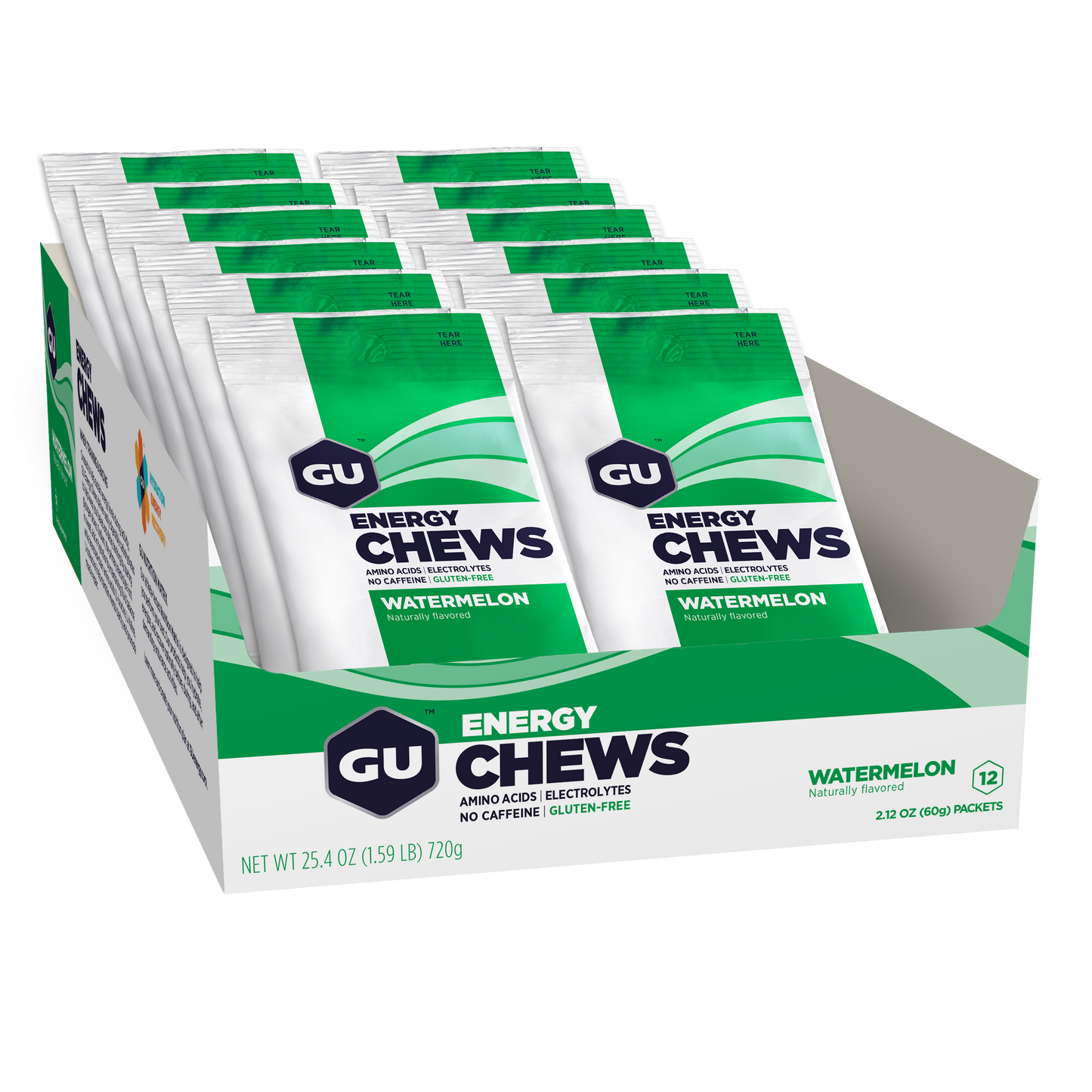 GU Chews (Box of 12 Double Serves)