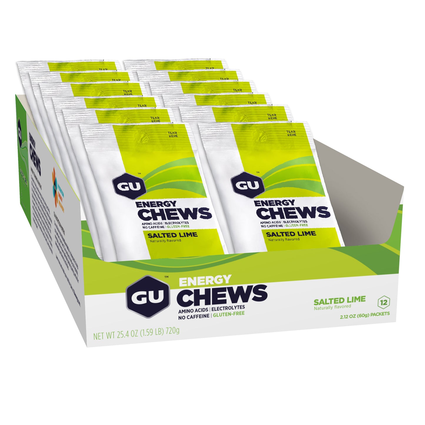 GU Chews (Box of 12 Double Serves)