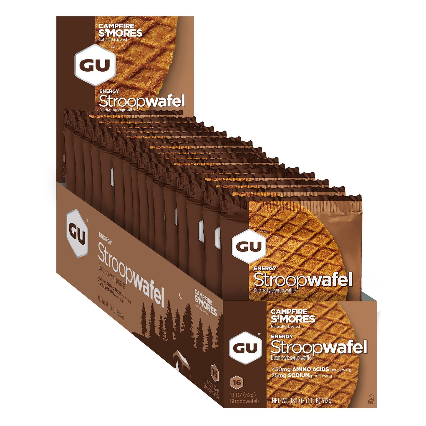 GU Energy Stroopwafel (Box of 16)