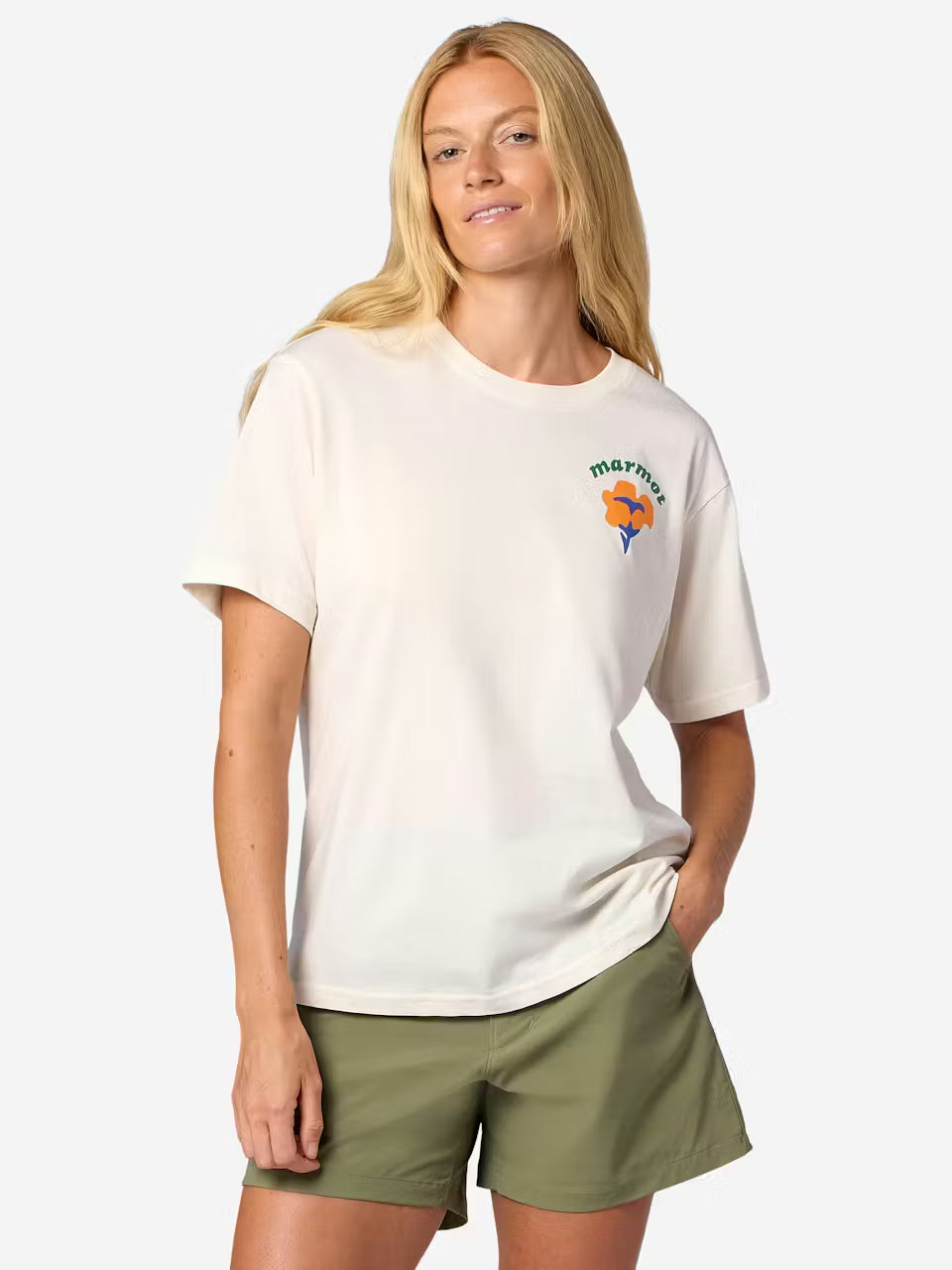 Wm's Born To Bloom Tee SS
