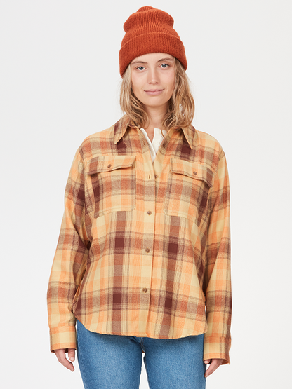 Wm's Fairfax Lightweight Boyfriend Flannel